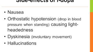 Introduction to Levodopa Side Effects [upl. by Revned159]