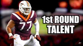 Virginia Tech LT Christian Darrisaw vs Notre Dame 2019 ᴴᴰ [upl. by Oidacra]