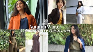 What Are the MustHave Colors for Autumn and Winter [upl. by Norbel]