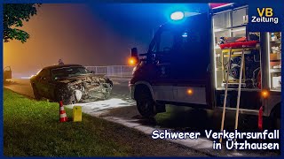 Schwerer Verkehrsunfall in Uetzhausen 🚨  📰 Vogelsberger Zeitung [upl. by Adnar]