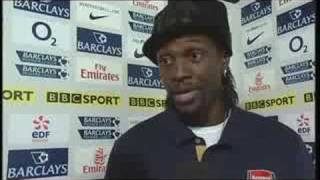 Arsenals Adebayor Interview [upl. by Marienthal587]