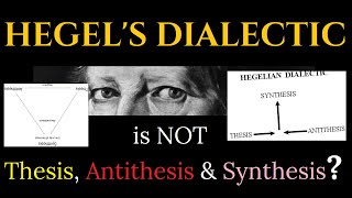 Why Hegels Dialectic is NOT thesis antithesis and synthesis  Closereading [upl. by Selym]