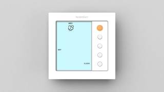 Setting the Clock  Heatmiser edge Series [upl. by Stearne]