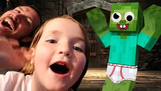 UNDERWEAR ZOMBiES in MiNECRAFT Niko amp Friends team up to battle Baby Minecraft SPOOKY MONSTERS [upl. by Pacian]