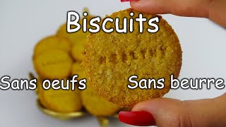 Biscuits healthyDigestive sans oeufs sans beurre fait maison [upl. by Anavrin]