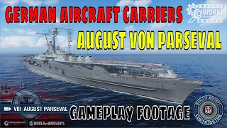 August von Parseval German Aircraft Carriers World of Warships Cv Wows [upl. by Adnuahsar]