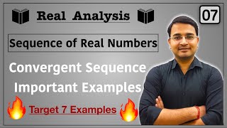 Convergent Sequence Examples  Convergent Sequence  Sequence of real numbers 07 [upl. by Teodora]