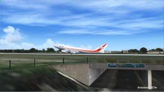 Wardair 747200 LeedsBradford Airport FSX [upl. by Merell]