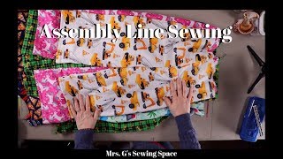 Assembly Line Sewing  HOW I DO IT [upl. by Beulah]