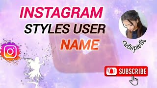 cute username for girl  Instagram top username styles user name for instagramyoutube name [upl. by Ahsiadal166]