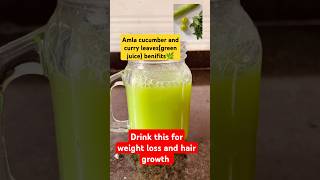 Drink this for weight loss glowing skin and hair growth 🌿🍹 Morning Juice Shorts Amla Benefit [upl. by Aneetsirk]