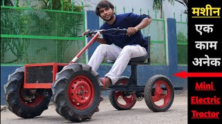 Build a 1000W mini Electric tractor at HomeAgriculture [upl. by Aikcir121]