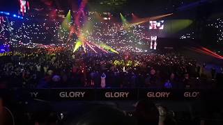 Badr Hari Walkout Vs Rico Verhoeven  Glory Collision 2 FAN CAM [upl. by Esirtal]