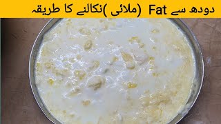 How to Remove Fat from Buffalo Milk Fat Milk Easycookingofficials [upl. by Heriberto]