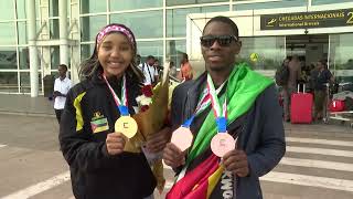 African President Cup e Malabo OpenSherpa Barbosa ganha medalha de ouro em taekwondo [upl. by Alecram]