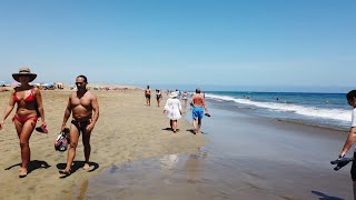 GRAN CANARIA🇪🇸 Playa de MASPALOMAS VERANO 2022 desde FARO DE MASPALOMAS [upl. by Sello]