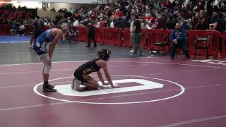 Worcester Wrestling  Aaliyah Rivera vs Newton North [upl. by Knarf]