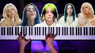 Top 15 Most Beautiful Billie Eilish Songs on the Piano [upl. by Bentlee]