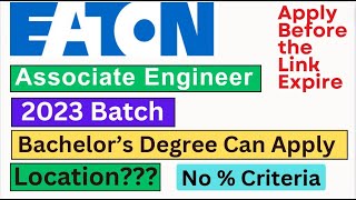 Eaton is hiring 2023 batch  Mechanical Engineer  Salary  Skills eaton itjobs2023 [upl. by Calle]