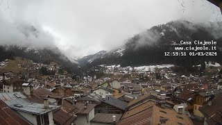 Timelapse 01032024  Webcam Casa Ciajeole  Moena Val di Fassa Dolomiti [upl. by Adnuhsed]