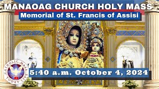 CATHOLIC MASS OUR LADY OF MANAOAG CHURCH LIVE MASS TODAY Oct 4 2024 541am Holy Rosary [upl. by Kori]