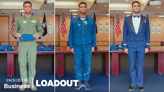 Every Uniform A US Air Force Academy Cadet Is Issued  Loadout  Insider Business [upl. by Annaegroeg]