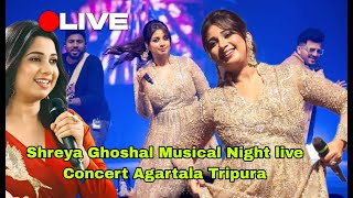 Shreya Ghoshal Musical Night live Concert Agartala Astabal  Tripura Tourism Fest 2024 [upl. by Nehr35]