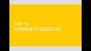 Top 10 torrent websites 2019 [upl. by Issej680]