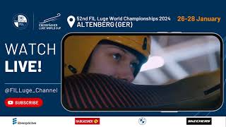 52nd FIL Luge World Championships 2024 Altenberg GER  Where to watch [upl. by Docila687]