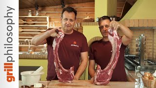 Beef tomahawk steak in woodfired oven recipe  Grill philosophy [upl. by Pubilis]