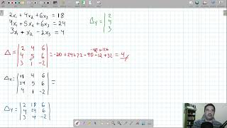 Álgebra Lineal  Regla de Cramer [upl. by Doownelg]