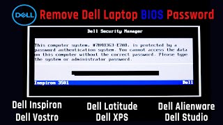 How to Get Dell Laptop BIOS Admin Password  Dell Inspiron Dell Vostro Dell Latitude XPS [upl. by Yllehs]