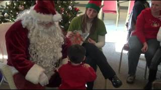 December 2 2012 Bodkin Yacht Club Santa meets the children [upl. by Yursa]