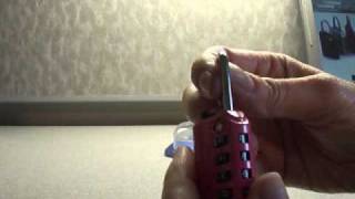 Review of the WordLock Luggage Lock [upl. by Nylrad]