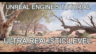 Unreal Engine 5 Ultra Realistic map Tutorial  How to make a realistic scene with free assets [upl. by Reo97]