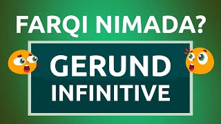 GERUND ing yoki INFINITIVE to  qanday ishlatamiz [upl. by Franzoni]