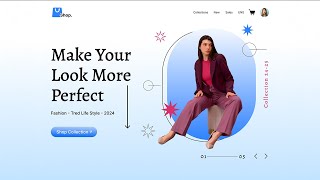 How to use Figma to design an awesome fashion landing webpage in just 20 minutes [upl. by Dremann]