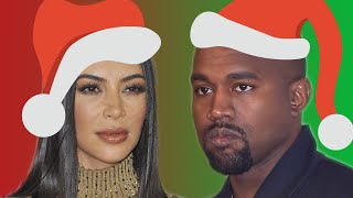 Kim Kardashian Celebrating Christmas With Kanye West amp The Kids [upl. by Freiman]