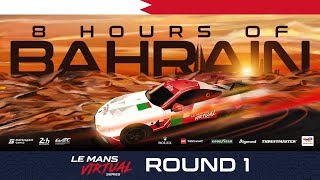 LIVE 8 Hours of Bahrain Race  Le Mans Virtual Series 2022 [upl. by Mallon]