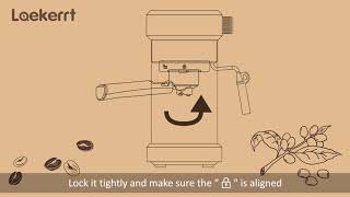 【Espresso Machine】 How to use Laekerrt CMEP01 espresso machine [upl. by Mohr]