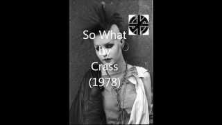 Crass  So What 1978 [upl. by Herrick]