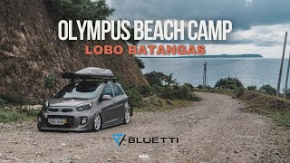 Olympus Beach Camp  Lobo Batangas Stance Car Camping  Bluettti Power station Air suspension  Kia [upl. by Adriana]