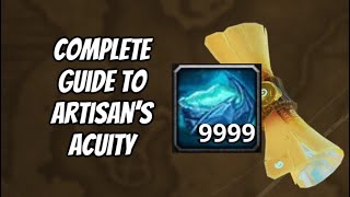 ARTISAN’S ACUITY HOW TO GET THEM amp WHAT ARE THEY USED FOR THE WAR WITHIN WORLD OF WARCRAFT [upl. by Isabelita]