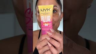 Review is liveNew nyxcosmetics Blurscreen SPF30 primer drugstoremakeup drugstore fyp oilyskin [upl. by Adore301]