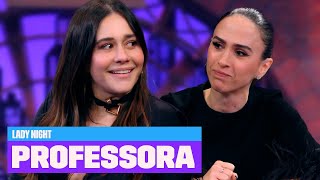 FISH BALL CAT 🤣 Alessandra Negrini DÁ AULA PARTICULAR para Tatá Werneck  Lady Night  Multishow [upl. by Ylrehs]