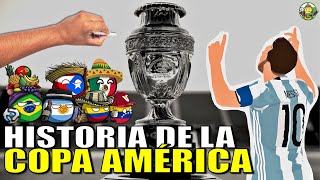 Historia de la Copa América en 5 minutos ⚽ Así Inició el fútbol en America  1910  2024 [upl. by Retnyw649]