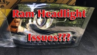 Ram Headlight Issues [upl. by Nylcaj]