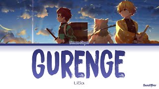 Demon Slayer  Opening Full『Gurenge』by LiSa Lyrics [upl. by Eisoj123]