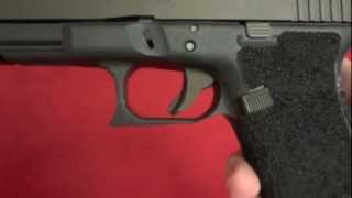 Glock 21 Gen 4 with Grip Reduction Waffle Stippling amp Midnight Bronze Cerakote [upl. by Donni]