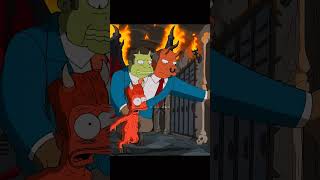 Bart was sent to hell school youtubeshorts simpsons [upl. by Enirehtahc]